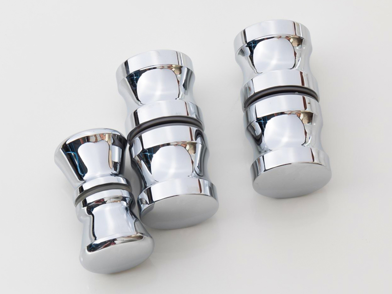 Punho redondo plástico da porta de vidro do banheiro 1H Punho redondo plástico da porta de vidro do banheiro 1H