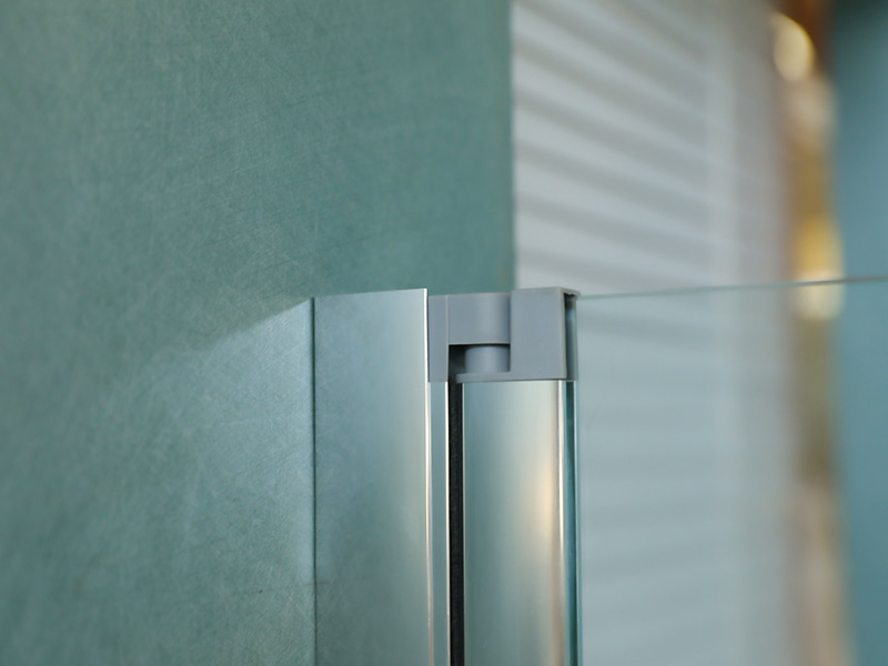 Gabinete de chuveiro com abertura de vidro deslizante simples RSQC Gabinete de chuveiro com abertura de vidro deslizante simples RSQC