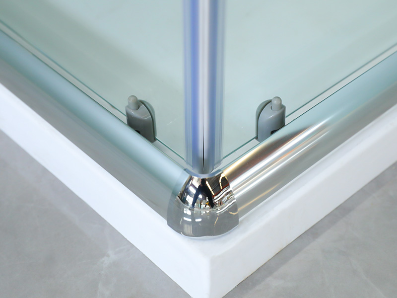 Gabinete de chuveiro deslizante com moldura quadrada com alça dupla quadrada Gabinete de chuveiro deslizante com moldura quadrada com alça dupla quadrada
