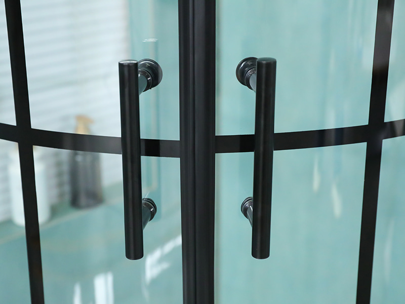 Cerco deslizante dobro do chuveiro do banheiro de vidro moderado forma do arco do SE Cerco deslizante dobro do chuveiro do banheiro de vidro moderado forma do arco do SE