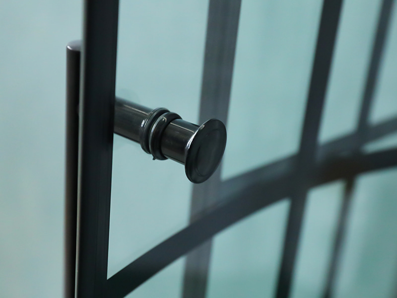 Cerco deslizante dobro do chuveiro do banheiro de vidro moderado forma do arco do SE Cerco deslizante dobro do chuveiro do banheiro de vidro moderado forma do arco do SE