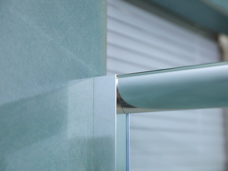 RE gabinete de chuveiro deslizante quadrado de vidro temperado com moldura de alumínio cromado com bandeja RE gabinete de chuveiro deslizante quadrado de vidro temperado com moldura de alumínio cromado com bandeja