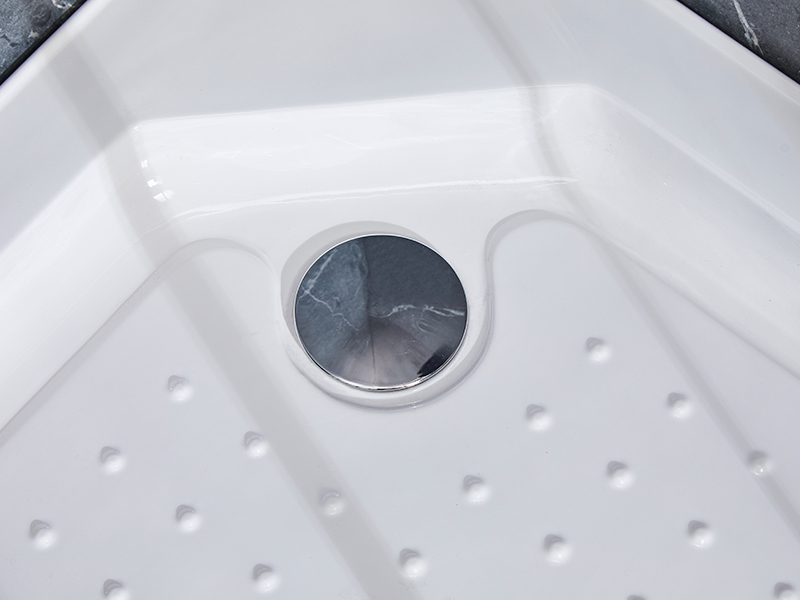 Porta deslizante de vidro SE para box de chuveiro, perfil de alumínio preto Porta deslizante de vidro SE para box de chuveiro, perfil de alumínio preto