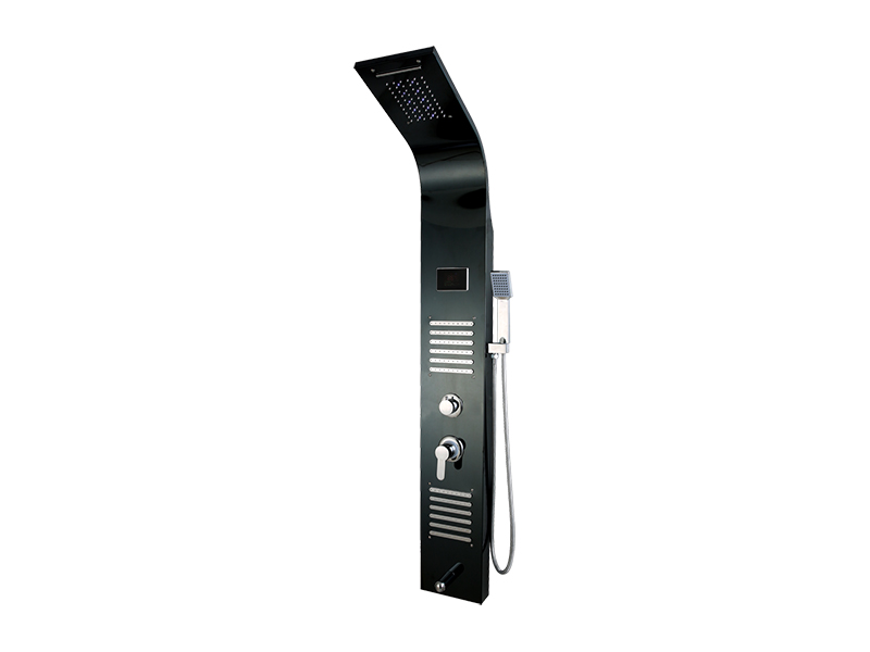 Painel de chuveiro EC-1027 com luz LED e tela